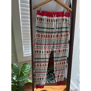 Little Sleepies Festive Pajama Pants - Red, Green, White